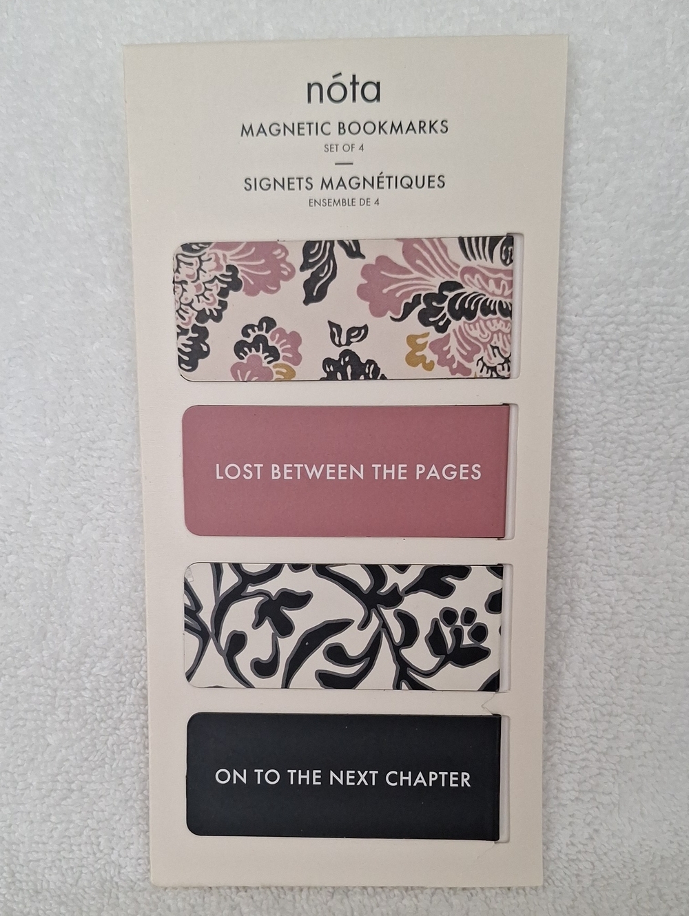 NEW Indigo Nota Bookmarks 4 Pack